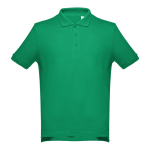 Polos personalizados en diversos colores y algodón 195 g/m2 THC Adam color verde
