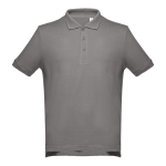 Polos personalizados en diversos colores y algodón 195 g/m2 THC Adam color gris oscuro