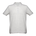 Polos personalizados en diversos colores y algodón 195 g/m2 THC Adam color gris claro
