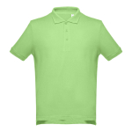 Polos personalizados en diversos colores y algodón 195 g/m2 THC Adam color verde claro