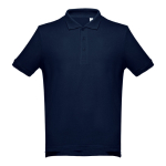 Polos personalizados en diversos colores y algodón 195 g/m2 THC Adam color azul marino