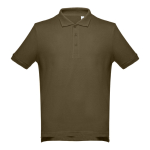 Polos personalizados en diversos colores y algodón 195 g/m2 THC Adam color verde oscuro