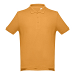 Polos personalizados en diversos colores y algodón 195 g/m2 THC Adam color amarillo oscuro