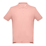Polos personalizados en diversos colores y algodón 195 g/m2 THC Adam color salmón