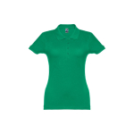 Polo para mujer de algodón en diversos colores 195 g/m2 THC Eve color verde primera vista