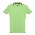 Polos con logotipo de corte slim fit de algodón 210 g/m2 THC Rome