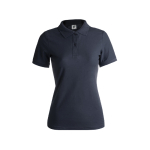 Polos personalizables para mujer de algodón 180 g/m2 Keya color azul oscuro primera vista