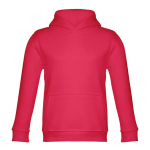 Sudadera promocional de algodón y poliéster 320 g/m2 THC Phoenix Kids color rojo primera vista