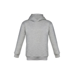 Sudadera promocional de algodón y poliéster 320 g/m2 THC Phoenix Kids color gris primera vista