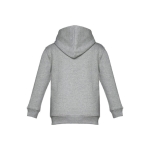 Sudadera promocional de algodón y poliéster 320 g/m2 THC Phoenix Kids color gris segunda vista