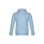 Sudadera promocional de algodón y poliéster 320 g/m2 THC Phoenix Kids color azul pastel primera vista