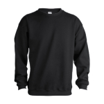 Sudadera barata de algodón y poliéster en vivos colores 280 g/m2 Keya color negro