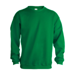 Sudadera barata de algodón y poliéster en vivos colores 280 g/m2 Keya color verde