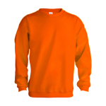 Sudadera barata de algodón y poliéster en vivos colores 280 g/m2 Keya color naranja