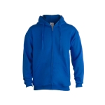 Sudaderas baratas de algodón y poliéster con capucha 280 g/m2 Keya color azul primera vista