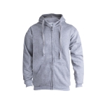 Sudaderas baratas de algodón y poliéster con capucha 280 g/m2 Keya color gris primera vista