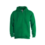 Sudaderas baratas de algodón y poliéster con capucha 280 g/m2 Keya color verde primera vista