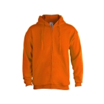 Sudaderas baratas de algodón y poliéster con capucha 280 g/m2 Keya color naranja primera vista