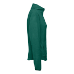 Chaqueta polar ajustada para mujer poliéster 260 g/m2 THC Helsinki color verde oscuro tercera vista