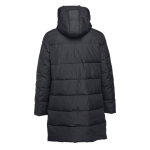 Parkas publicitarias unisex acolchadas poliéster THC Brussels color negro