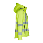 Chaqueta visibilidad con capucha poliéster 320 g/m2 THC Zagreb Work color amarillo fluorescente tercera vista