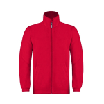 Chaquetas en variados colores polar fleece 280 g/m2 MKT Hizon color rojo primera vista
