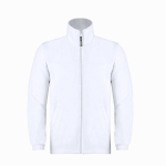 Chaquetas en variados colores polar fleece 280 g/m2 MKT Hizon color blanco primera vista