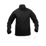 Chaquetas softshell y elástano para empresas 300 g/m2 MKT Molter color negro primera vista