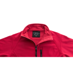 Chaquetas softshell y elástano para empresas 300 g/m2 MKT Molter color rojo quinta vista