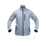 Chaquetas softshell y elástano para empresas 300 g/m2 MKT Molter color gris primera vista