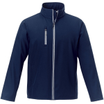Chaquetas softshell de empresas poliéster 250 g/m2 Elevate Essentials color azul marino segunda vista frontal