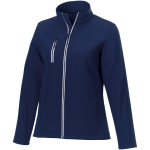 Chaquetas logo softshell mujer poliéster 250 g/m2 Elevate Essentials color azul marino