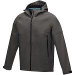 Chaquetas personalizadas softshell rPET 280 g/m2 Elevate NXT color gris oscuro