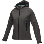 Chaqueta impermeable reciclada mujer rPET 280 g/m2 Elevate NXT color gris oscuro