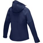 Chaqueta impermeable reciclada mujer rPET 280 g/m2 Elevate NXT color azul marino tercera vista trasera