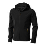Chaqueta softshell impermeable de poliéster 300 g/m2 Elevate Life color negro