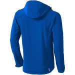 Chaqueta softshell impermeable de poliéster 300 g/m2 Elevate Life color azul vista trasera