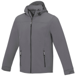 Chaqueta softshell impermeable de poliéster 300 g/m2 Elevate Life color gris