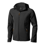 Chaqueta softshell impermeable de poliéster 300 g/m2 Elevate Life color gris oscuro