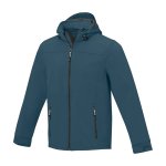 Chaqueta softshell impermeable de poliéster 300 g/m2 Elevate Life color azul cian