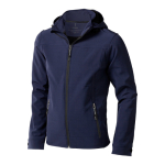 Chaqueta softshell impermeable de poliéster 300 g/m2 Elevate Life color azul marino