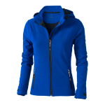 Chaqueta softshell con capucha mujer poliéster 300 g/m2 Elevate Life color azul