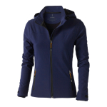 Chaqueta softshell con capucha mujer poliéster 300 g/m2 Elevate Life color azul marino