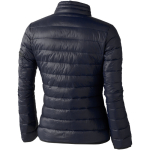 Chaqueta de plumón y nylon 20T para mujer 115 g/m2 Elevate Life color azul marino vista trasera