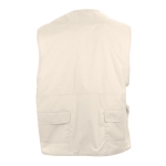 Chalecos de trabajo personalizados de algodón y poliéster MKT Soviet color beige