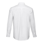 Camisas con logo Oxford algodón y poliéster hombre 130 g/m2 THC Tokyo color blanco