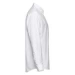 Camisas con logo Oxford algodón y poliéster hombre 130 g/m2 THC Tokyo color blanco