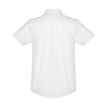 Camisas promocionales en algodón y poliéster 130 g/m2 THC London WH color blanco segunda vista
