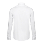 Camisas publicitarias de corte ajustado para hombre 115 g/m2 THC Paris color blanco