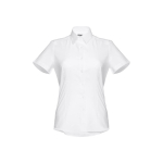 Camisas Oxford mujer en algodón y poliéster 130 g/m2 THC London WH color blanco primera vista